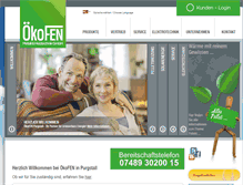 Tablet Screenshot of oekofen-ost.at